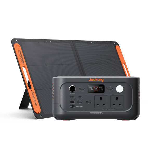 Jackery Explorer 500 V2 + 100W SolarSaga Solar Panel | Wellbots