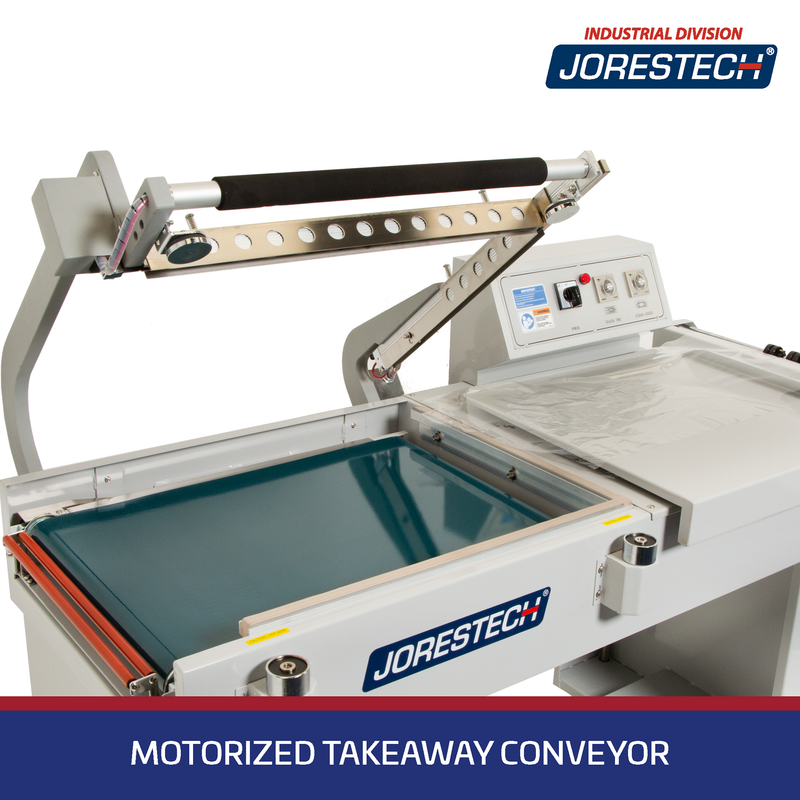 L Bar Film Sealer with Conveyor – 19” x 17”
