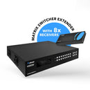 Extensor de matriz HDMI 8x8 y HDBaseT sobre cable CAT5e/6/7 (UHD88-EXB230R-K)