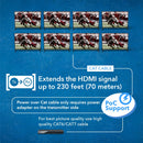 Extensor de matriz HDMI 8x8 y HDBaseT sobre cable CAT5e/6/7 (UHD88-EXB230R-K)