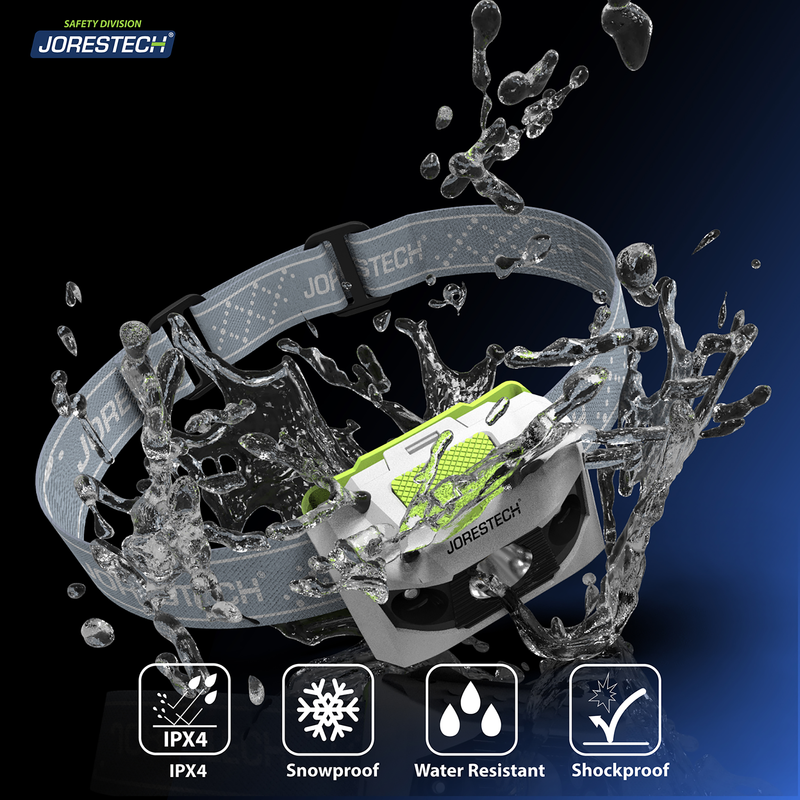 LED Water Resistant Headlamp Flashlight