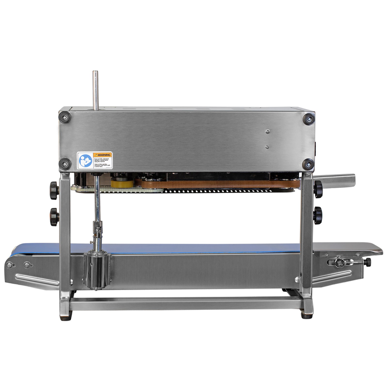 Left-To-Right Stainless Steel Digital Continuous Band Sealer 730