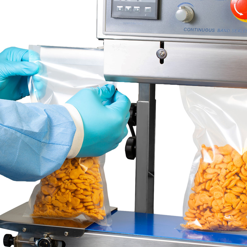 Left-To-Right Stainless Steel Digital Continuous Band Sealer 730