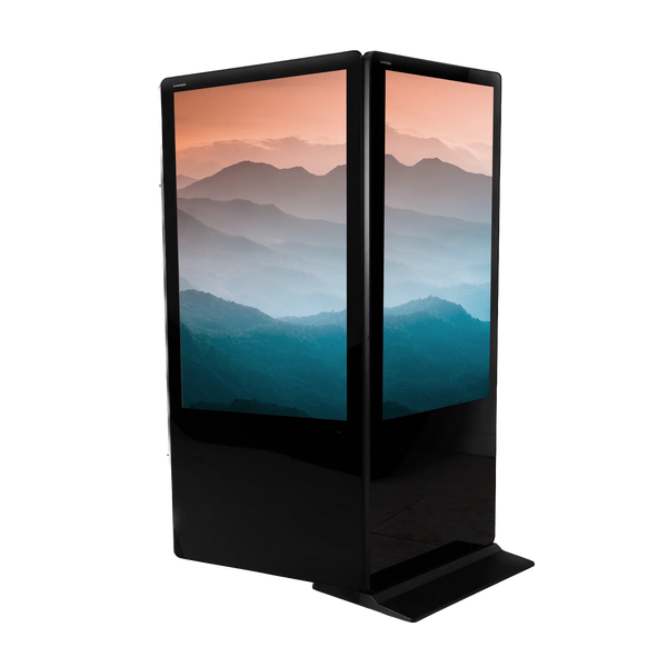 Kiosco digital USB de pantalla doble LEDscopic 4K