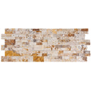 Leonardo Onyx Ledger 3D Panel 6"x24" Natural Marble Wall Tile - Full Truckload