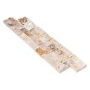 Leonardo Onyx Ledger 3D Panel 6"x24" Natural Marble Wall Tile - Full Truckload