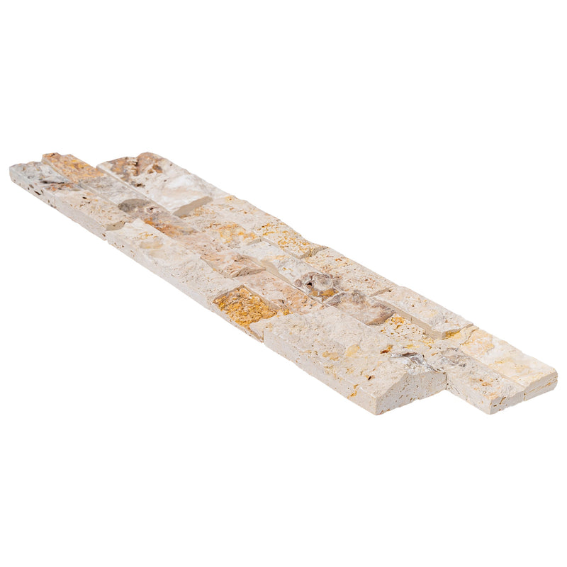 Leonardo Onyx Ledger 3D Panel 6"x24" Natural Marble Wall Tile - Full Truckload