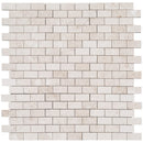 Mayra White Limestone Brushed Mosaic Floor and Wall Tile - Livfloors Collection