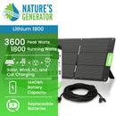 Nature's Generator Lithium 1800 Solar Generator