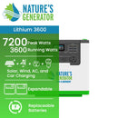 Nature's Generator Lithium 3600 Power Station
