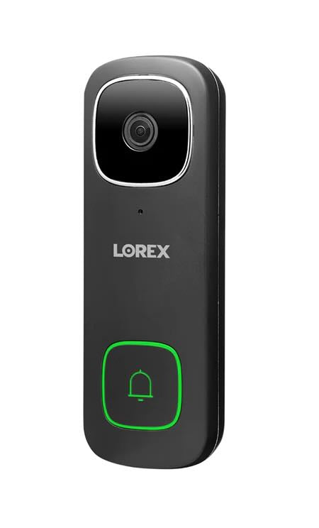 Lorex B451AJDB-E 2K QHD Wired Smart Video Doorbell with Person Detection