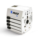 Adaptador de viaje internacional - Todo en uno - 2 USB - Diseño compacto (M8_Blanco)