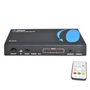 Conmutador HDMI 4x1 de alta velocidad con control remoto por infrarrojos y modo imagen en imagen (HD-401P)