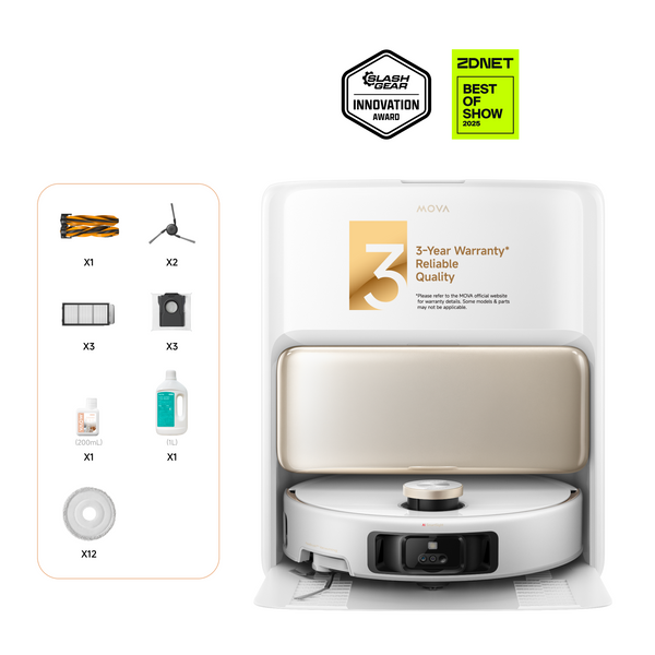 MOVA V50 Ultra Complete Robot Vacuum | Wellbots | Free Shipping