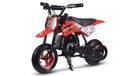 Moto de cross supermoto a gasolina para niños de 2 tiempos y 50 cc MotoTec DB-02