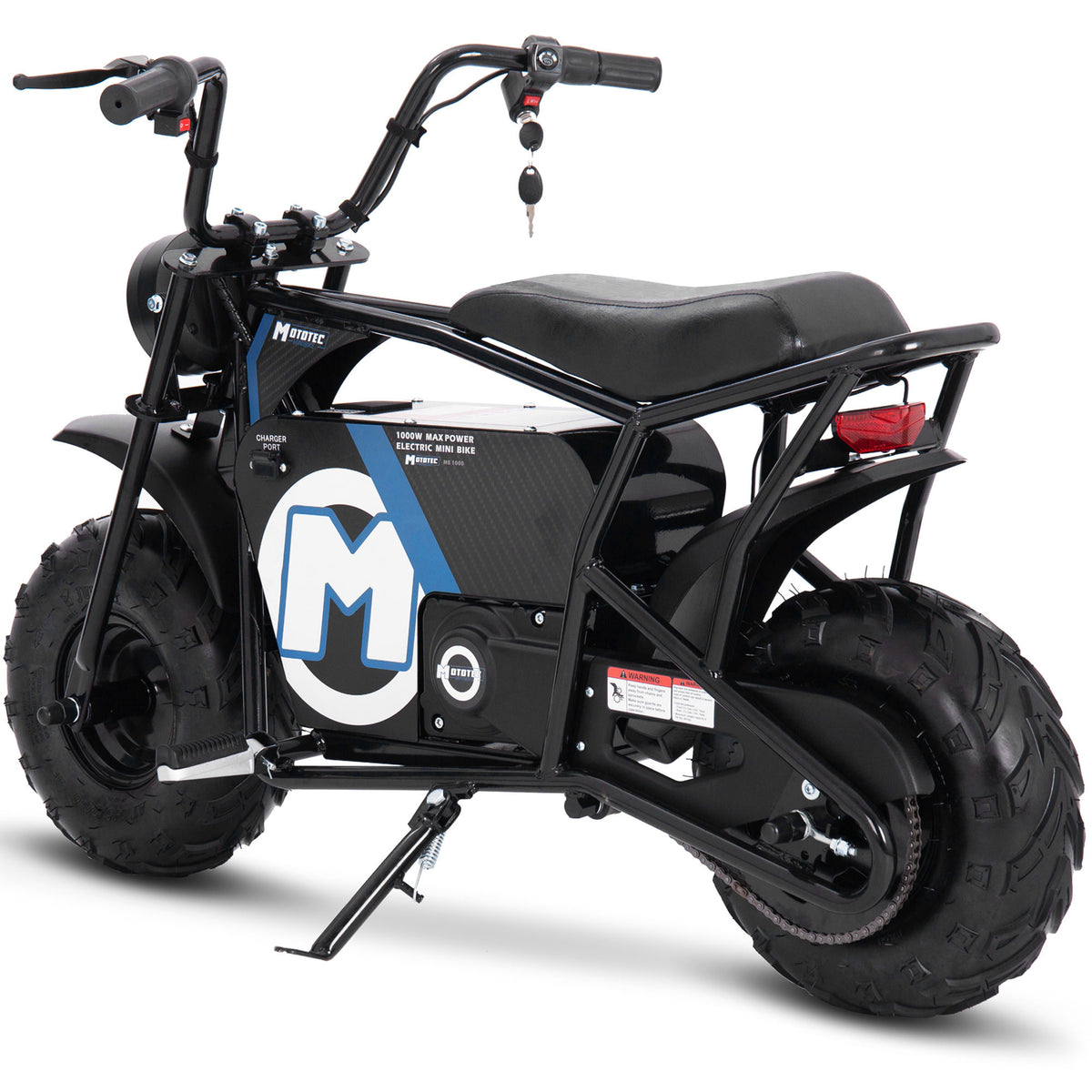MotoTec 48v 1000w Electric Mini Bike Wellbots Free Shipping