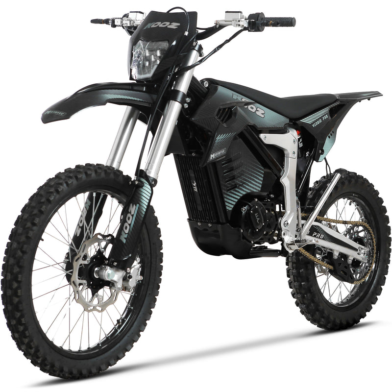 MotoTec Venom 72v 30000w Electric Dirt Bike Black | Wellbots