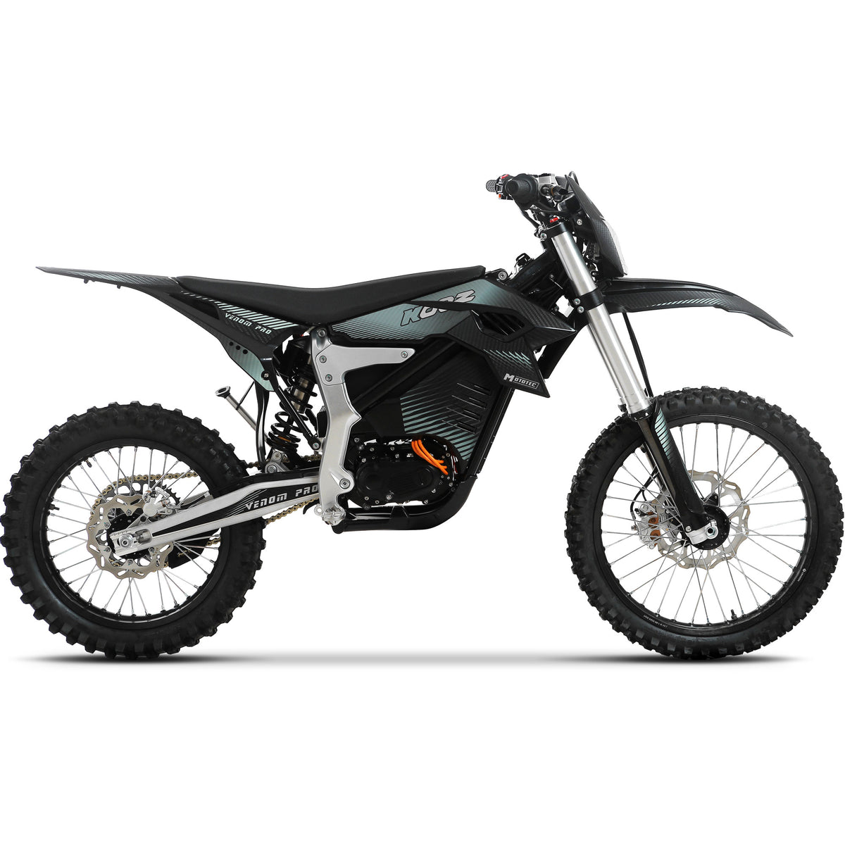 MotoTec Venom 72v 30000w Electric Dirt Bike Black | Wellbots