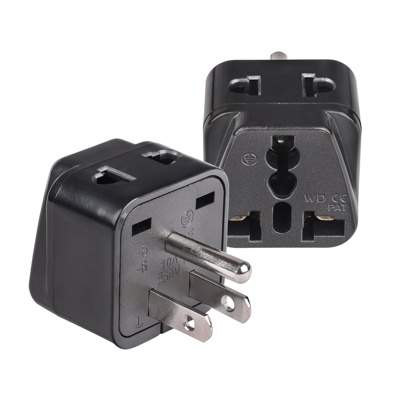 Adaptador de viaje para Japón y Filipinas - 2 en 1 - Tipo B - Diseño compacto (DB-5)