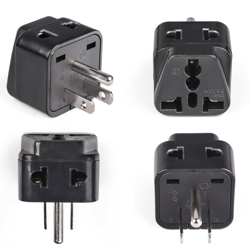 Adaptador de viaje para Japón y Filipinas - 2 en 1 - Tipo B - Diseño compacto (DB-5)