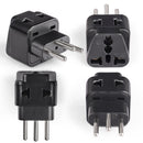 Switzerland, Rwanda Travel Adapter - 2 in 1 - Type J - Compact Design (DB-11A)