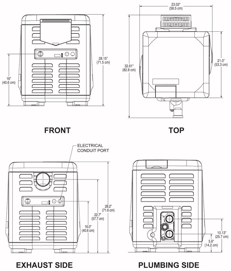 Pentair MasterTemp Low NOx Pool Heater - Electronic Ignition - Propane - 250000 BTU - EC-462027