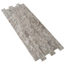 Moon Grey Ledger 3D Panel 6"x24" Natural Marble Wall Tile - Full Truckload