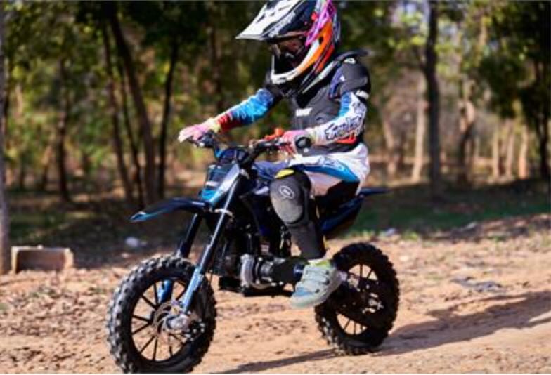 MotoTec Thunder 50cc 2-Stroke Kids Gas Dirt Bike