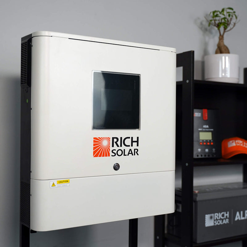 Rich Solar NOVA 6500S | 6500 Watt (6.5kW) 48 Volt Off-Grid Hybrid Solar Inverter