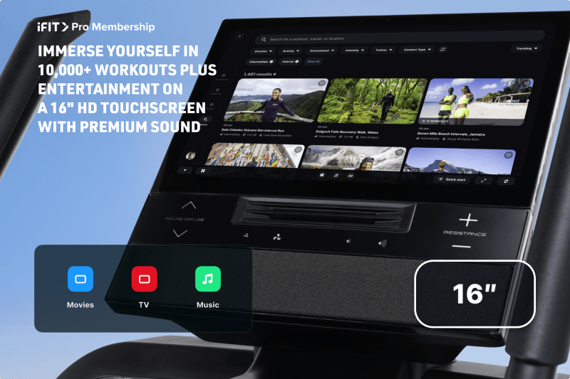 Elíptica NordicTrack X16