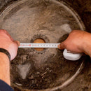 Narcist Brown Marble Vessel Sink High-Gloss Polished (D)16" (H)6.5"