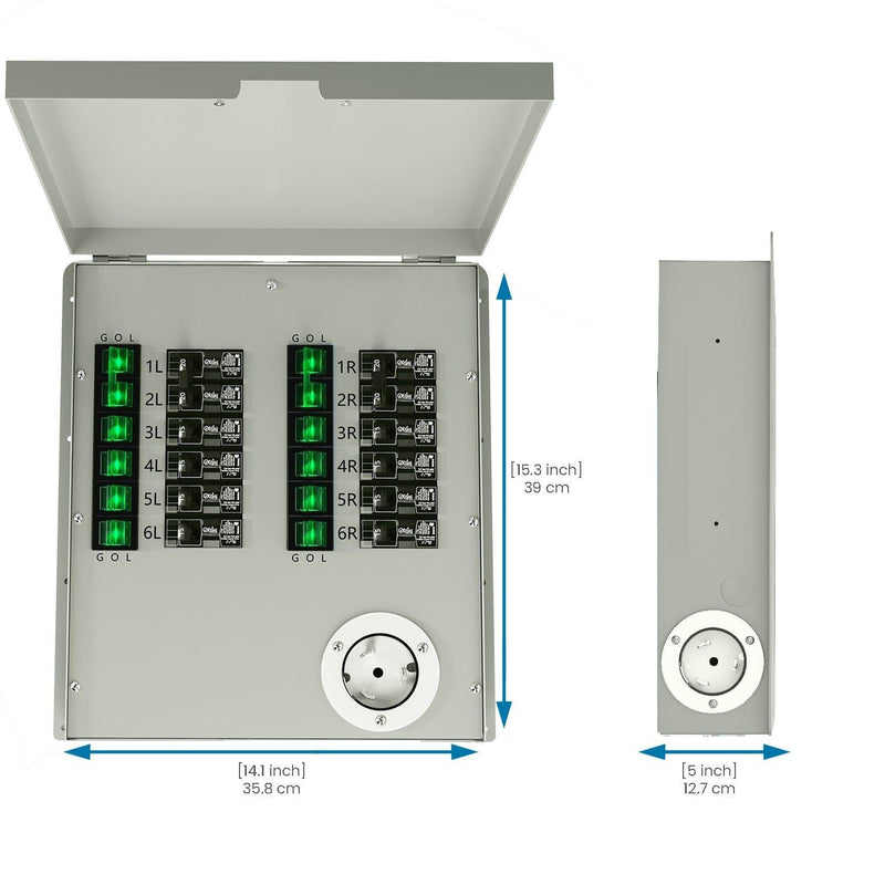 Nature's Generator 12-Circuit 120/240V 50A Non-Automatic Power Transfer Switch