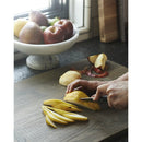 New York White Marble Fruit/Salad Decorative Bowl Semi-Polished