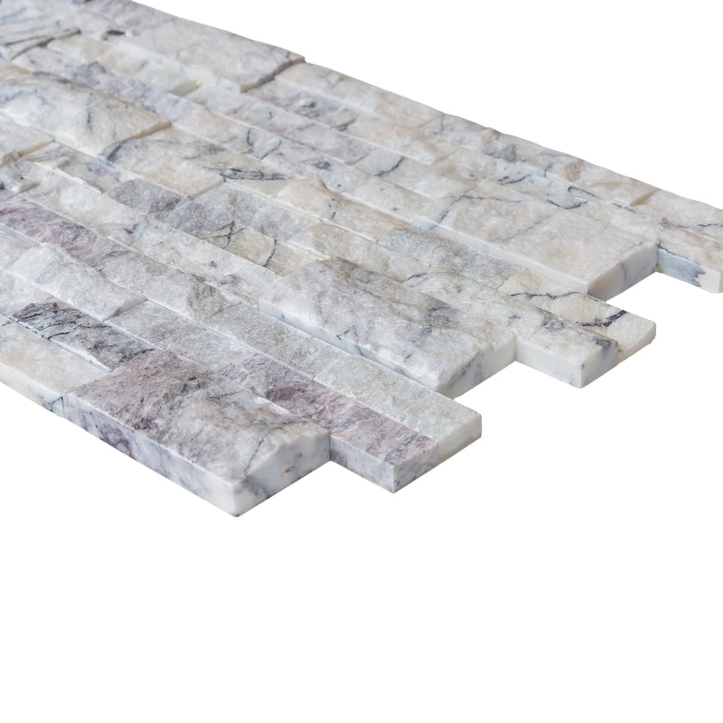 New York Ledger 3D Panel 6"x24" Natural Marble Wall Tile - Full Truckload