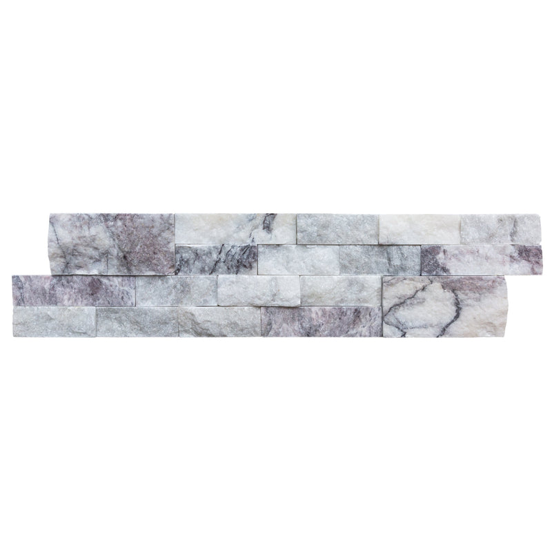 New York Ledger 3D Panel 6"x24" Natural Marble Wall Tile - Full Truckload