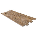 Noce Brown Ledger 3D Panel 6"x24" Natural Marble Wall Tile - Full Truckload