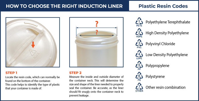 One-Piece Induction Liners for PE/PP – Pack of 500 - 20 mm