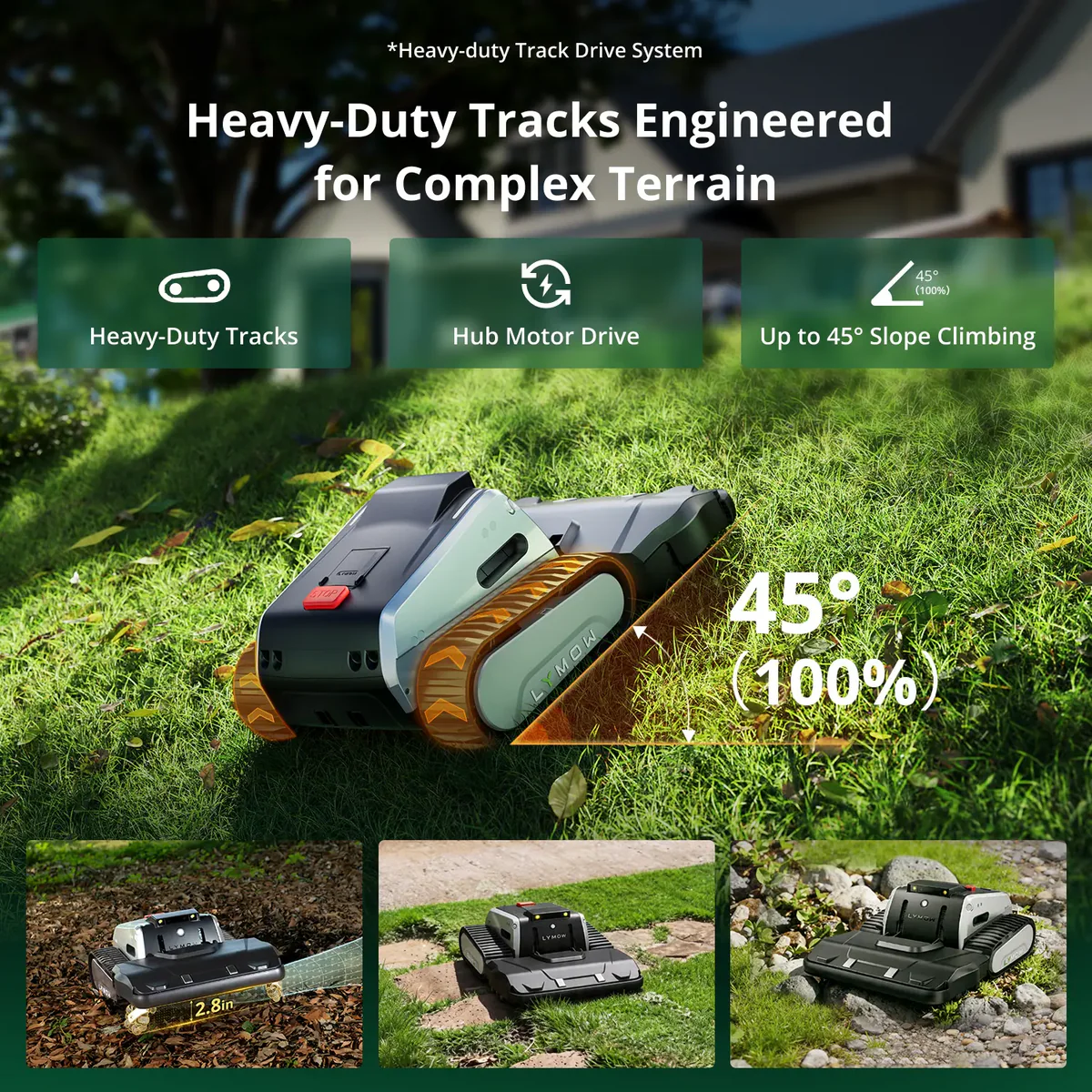 Lymow One Plus 5A | 1.1 Acres/Day | Free Shipping | Wellbots
