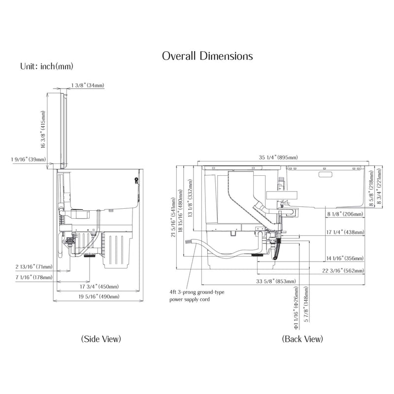 FOTILE - 2-in-1 In-Sink Dishwasher | SD2F-P3