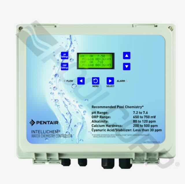 PENTAIR IntelliChem Controller with Acid & Chlorine Tanks & Mounted Pu