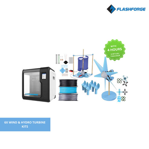 PicoSTEM Wind & Hydro Turbines Plus Classroom Pack - FlashForge