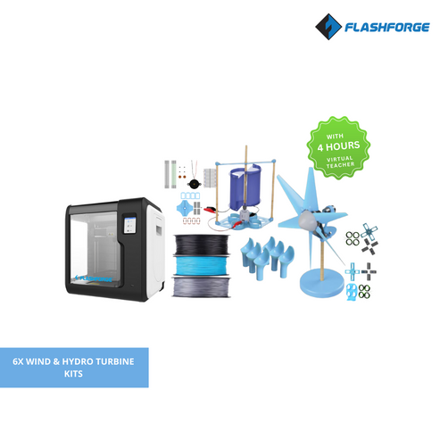 PicoSTEM Wind & Hydro Turbines Standard Classroom Pack - FlashForge