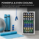 Whynter 127-Can Beverage Fridge, Stainless | BR-130SB