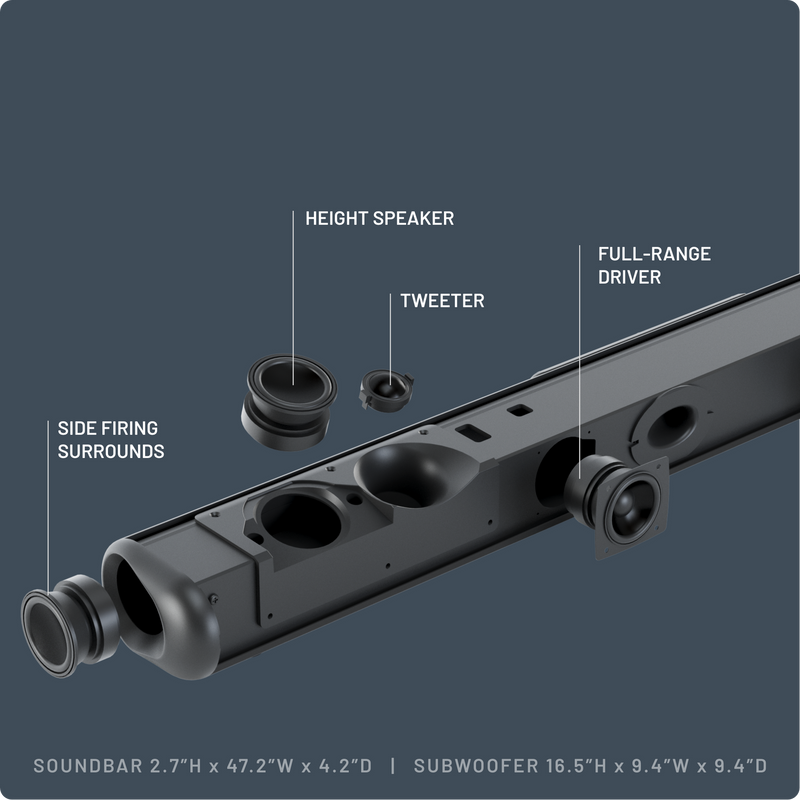 Enclave Eclipse 5.1.2 Dolby Atmos Sound Bar