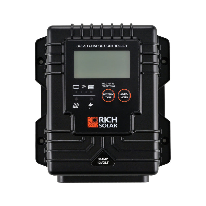 Controlador de carga solar PWM impermeable Rich Solar BRAVO de 30 A | 30 A
