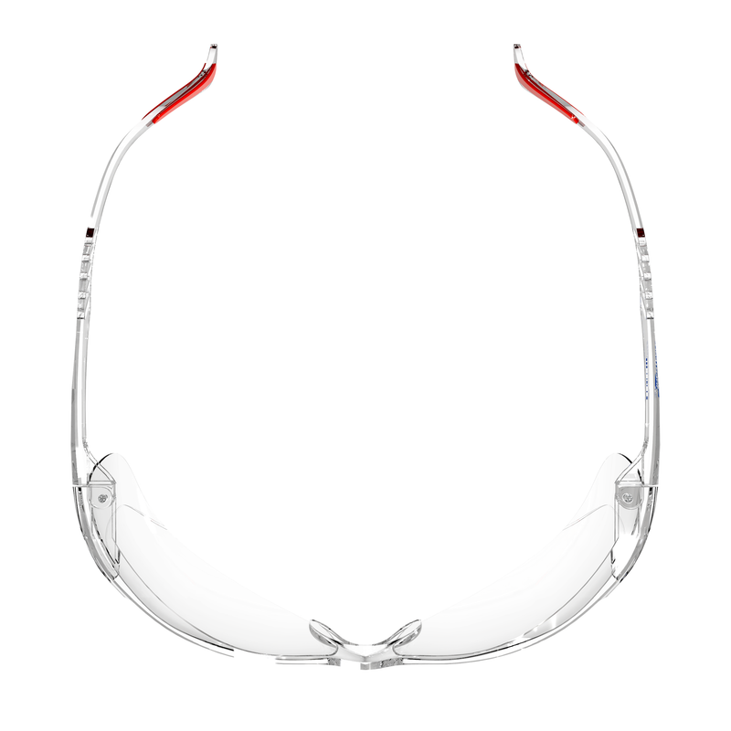 Panoramic Safety Glasses with Side Shields for High Impact Protection