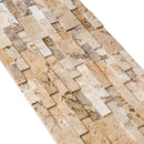 Philadelphia Ledger 3D Panel 6"x24" Natural Travertine Wall Tile - Full Truckload
