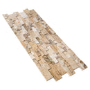 Philadelphia Ledger 3D Panel 6"x24" Natural Travertine Wall Tile - Full Truckload