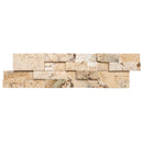 Philadelphia Ledger 3D Panel 6"x24" Natural Travertine Wall Tile - Full Truckload