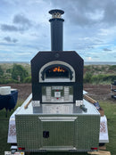 Chicago Brick Oven - CBO 750 Tailgater | Wood Fired Pizza Oven Trailer | 38" X 28" cooking surface | 2-3 - 10" pizzas at a time | 50-60 pizzas an hour